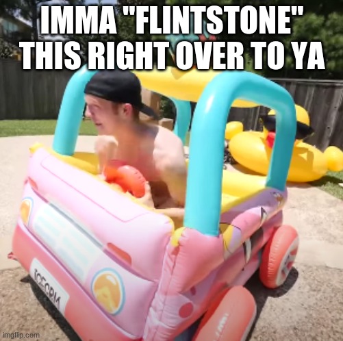 Unspeakable | IMMA "FLINTSTONE" THIS RIGHT OVER TO YA | image tagged in pool,balls | made w/ Imgflip meme maker