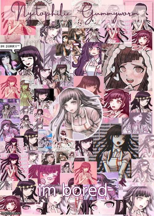 Updated gummyworm mikan temp cause they tinker too much- | .-. im bored- | image tagged in updated gummyworm mikan temp cause they tinker too much- | made w/ Imgflip meme maker