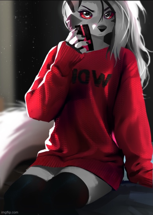 Loona u look pretty good in that sweater | made w/ Imgflip meme maker