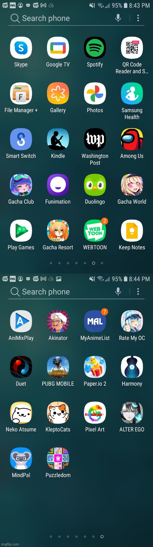 other than spotify the stuff before among us was my dad's (game/app reveal) | made w/ Imgflip meme maker