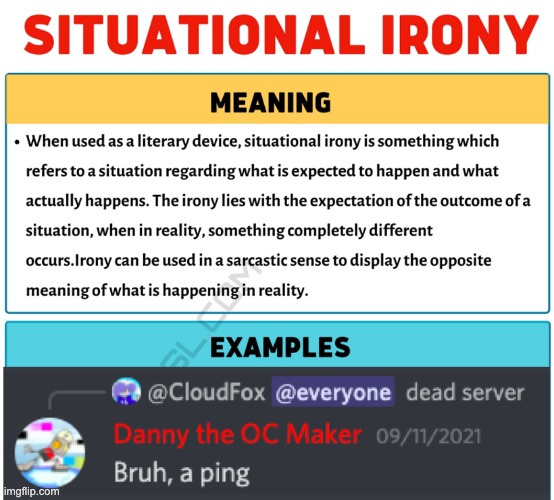 If you're in his server you'll get this | made w/ Imgflip meme maker