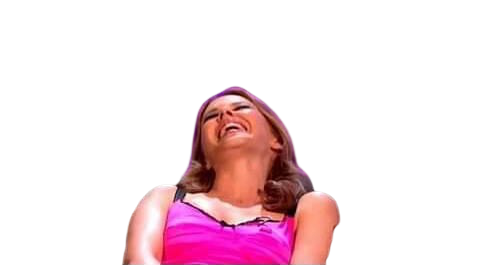 High Quality Kylie laugh transparent Blank Meme Template