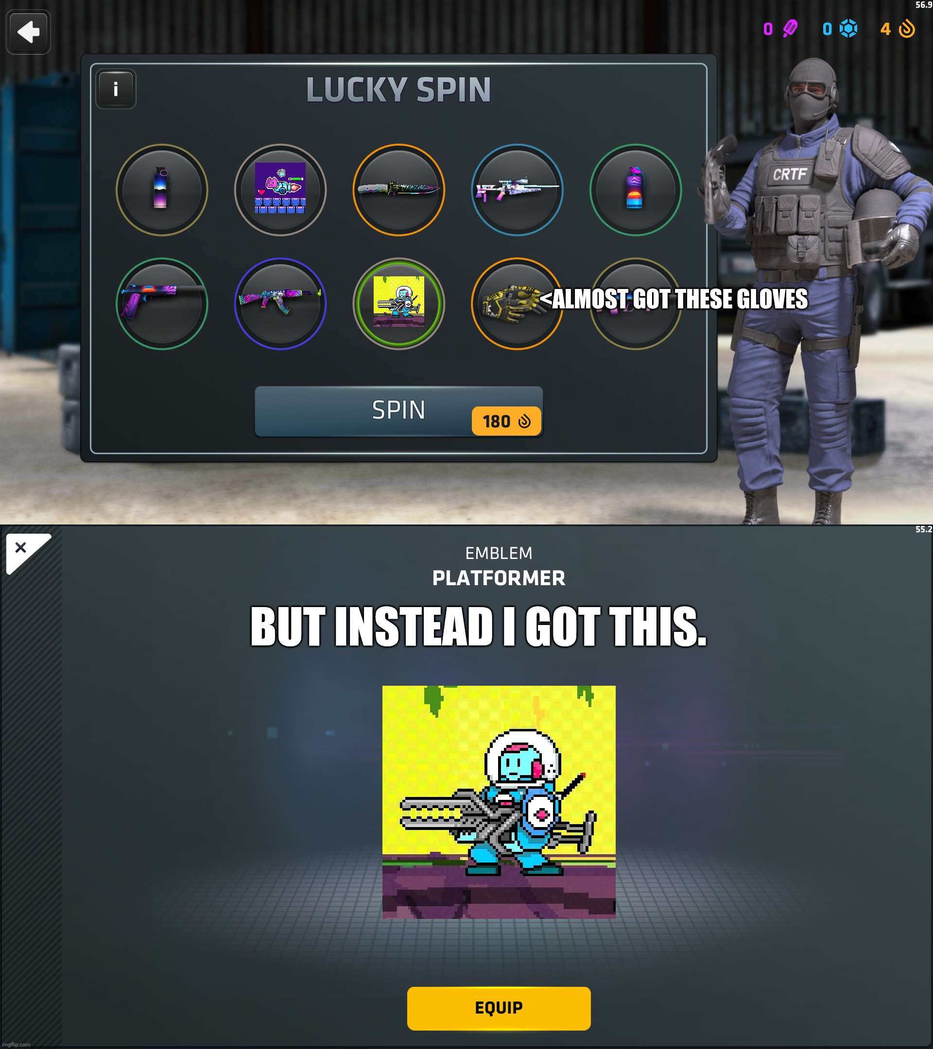 pain | <ALMOST GOT THESE GLOVES; BUT INSTEAD I GOT THIS. | made w/ Imgflip meme maker