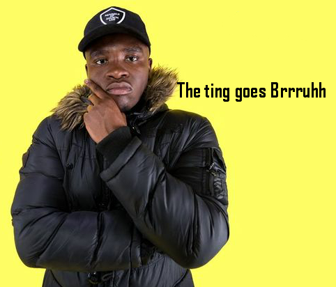 High Quality The ting goes brrruhh Blank Meme Template