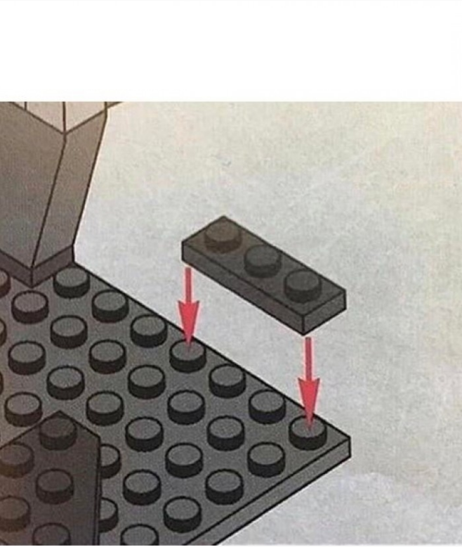 High Quality Lego fit Blank Meme Template