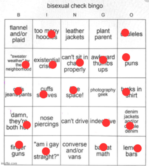 Lol why did I even- you know what? Just ignore it. | image tagged in bisexual bingo | made w/ Imgflip meme maker