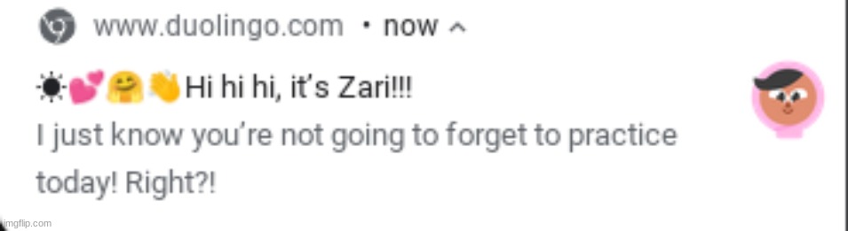 Why do I feel like Zari is threatening me? | made w/ Imgflip meme maker