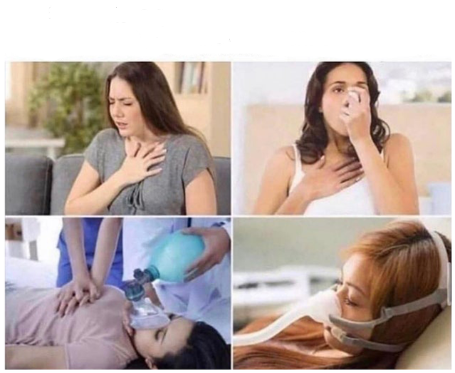 High Quality hurt pain ache respirator Blank Meme Template