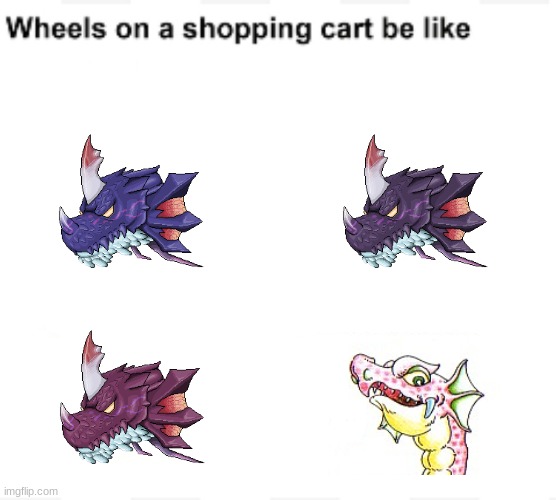 Wheels on a shopping cart be like | image tagged in wheels on a shopping cart be like | made w/ Imgflip meme maker