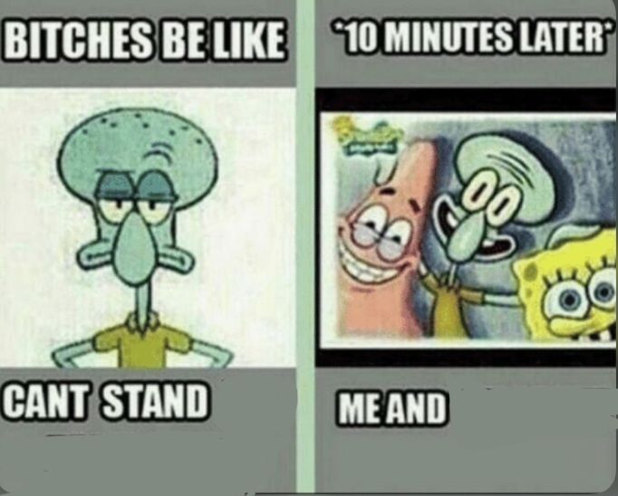 Squidward Cant Stand Her Fake Ass Blank Template Imgflip