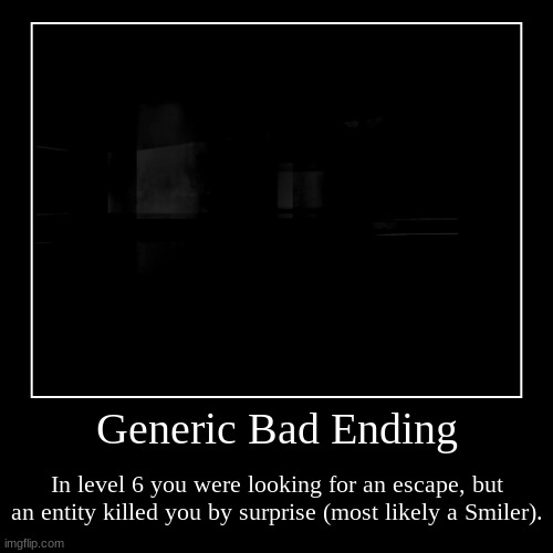 lights out | image tagged in demotivationals,the backrooms | made w/ Imgflip demotivational maker