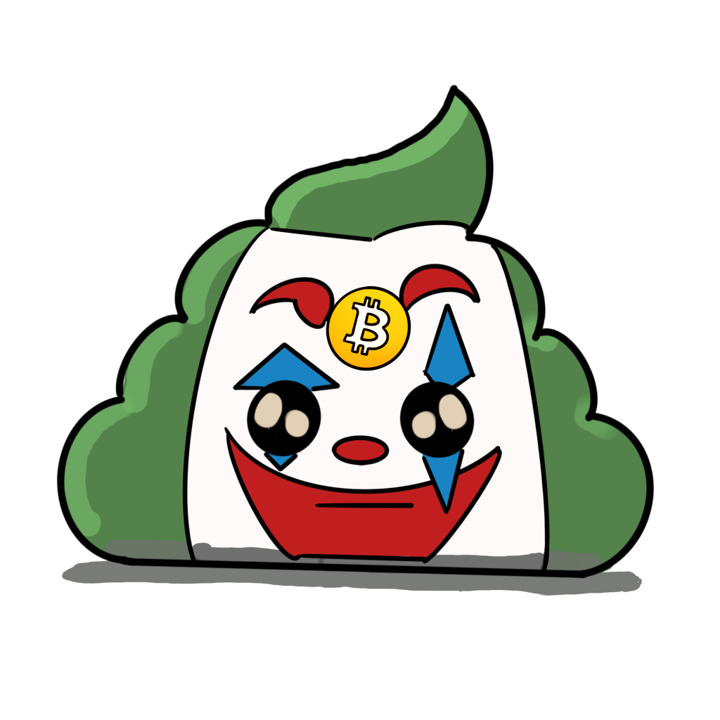 SHITTYSHITCOINS Joker Bitcoin Blank Meme Template