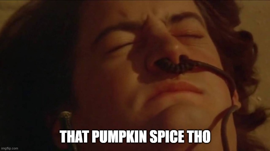Pumpkin spice all the things | THAT PUMPKIN SPICE THO | image tagged in maudib spice,spice,pumpkin,worm | made w/ Imgflip meme maker