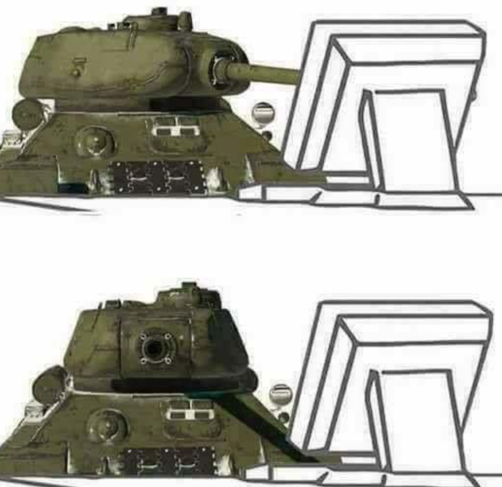 High Quality T-34 react Blank Meme Template