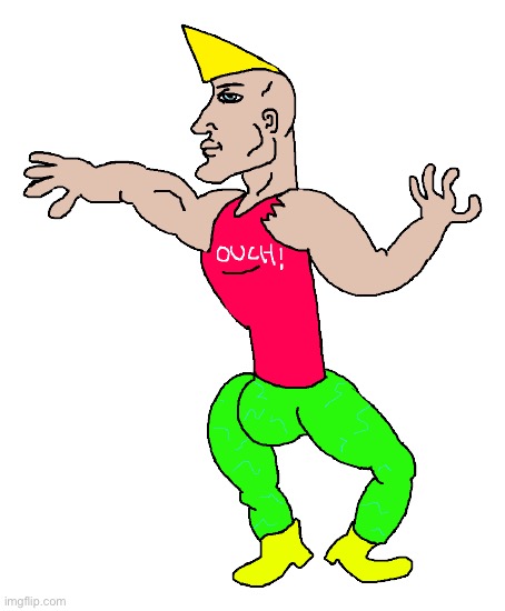 Ouch Chad transparent | image tagged in ouch chad transparent | made w/ Imgflip meme maker