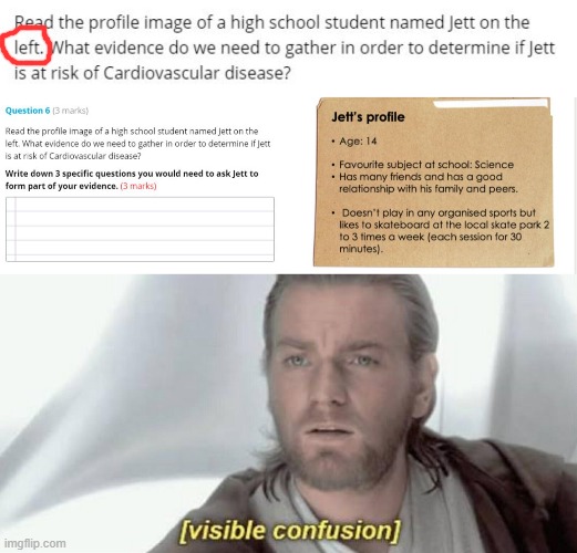 On the left??? | image tagged in visible confusion,funny,bruh,how,school | made w/ Imgflip meme maker