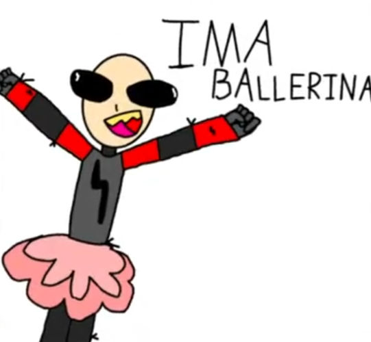 austin the ballerina wants to know your location Blank Meme Template