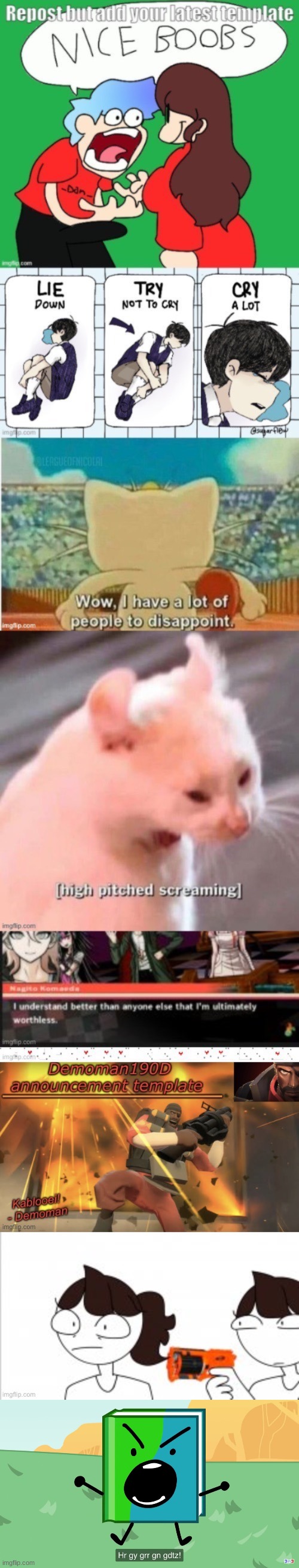 image tagged in angy book noises | made w/ Imgflip meme maker