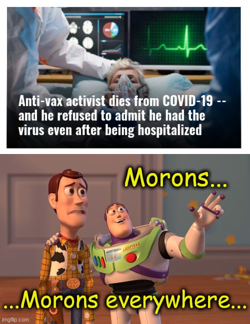 This is why I trust medical experts over political frauds. | Morons... ...Morons everywhere... | image tagged in memes,x x everywhere | made w/ Imgflip meme maker