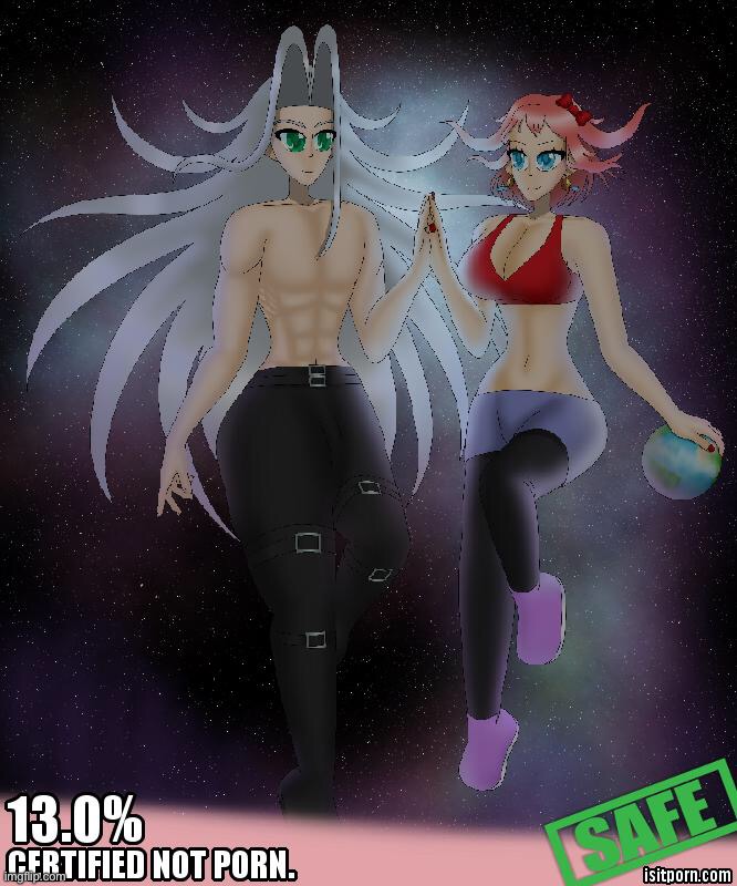 image tagged in sayori and sephiroth | made w/ Imgflip meme maker