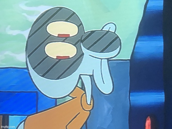 Blackface Squidward | image tagged in blackface squidward | made w/ Imgflip meme maker