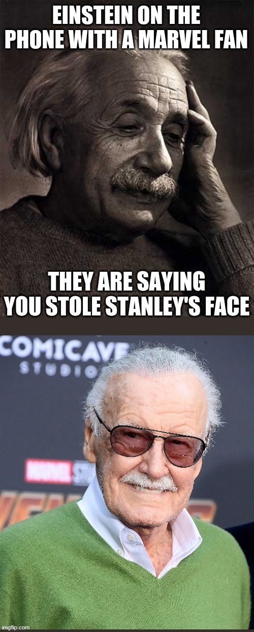 well... i'm not wrong | image tagged in memes,stanley,marvel,einstein | made w/ Imgflip meme maker