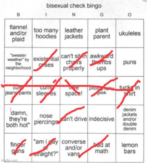 Bisexual Bingo | image tagged in bisexual bingo | made w/ Imgflip meme maker