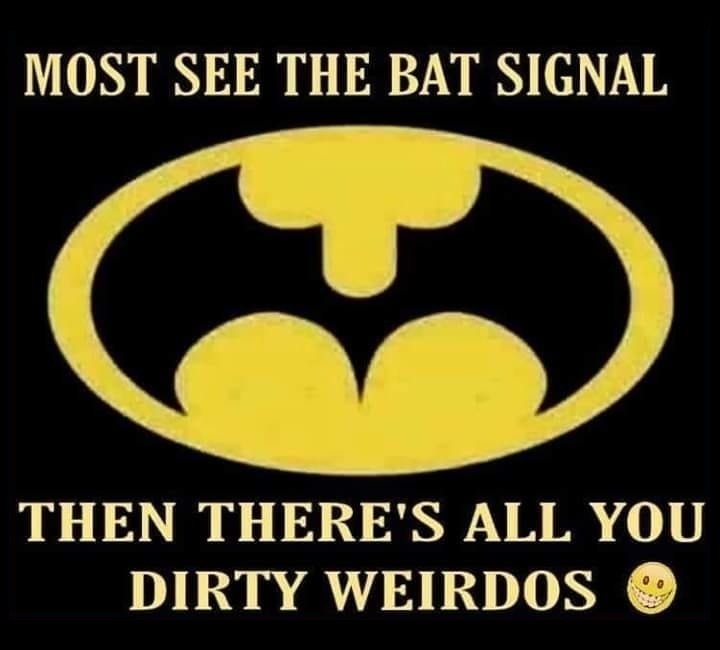Most people see the Bat signal | image tagged in bat signal,wuhan,anal sex,wet market,kinky,dirty meme week | made w/ Imgflip meme maker