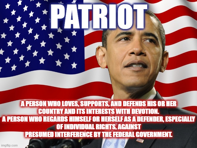 PATRIOT | PATRIOT; A PERSON WHO LOVES, SUPPORTS, AND DEFENDS HIS OR HER COUNTRY AND ITS INTERESTS WITH DEVOTION.

A PERSON WHO REGARDS HIMSELF OR HERSELF AS A DEFENDER, ESPECIALLY OF INDIVIDUAL RIGHTS, AGAINST PRESUMED INTERFERENCE BY THE FEDERAL GOVERNMENT. | image tagged in patriot,devotion,love,support,defender,country | made w/ Imgflip meme maker