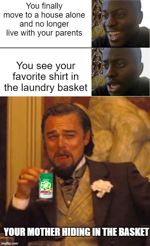 image tagged in dissapointed black guy,laughing leo | made w/ Imgflip meme maker