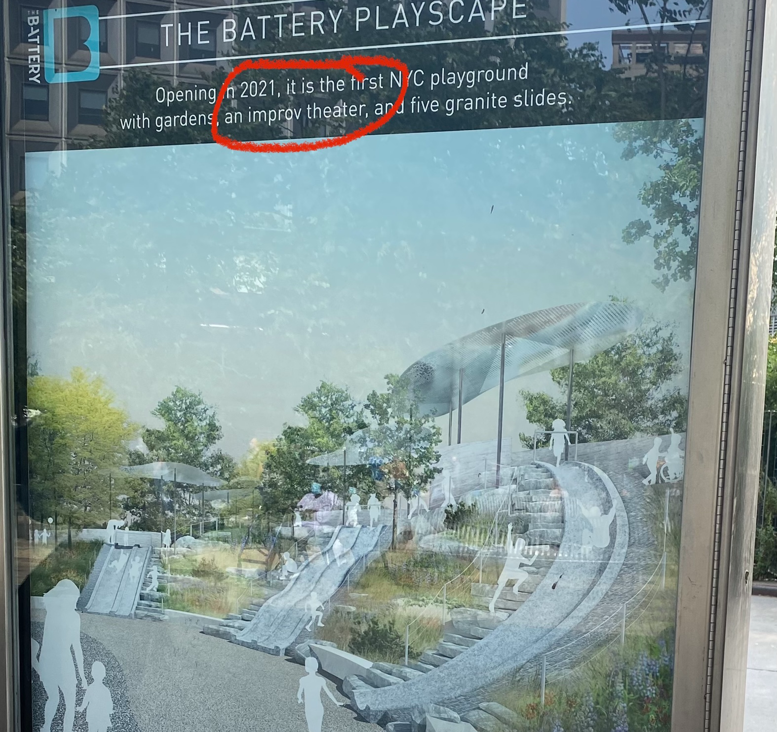 High Quality Battery Park Improv Blank Meme Template