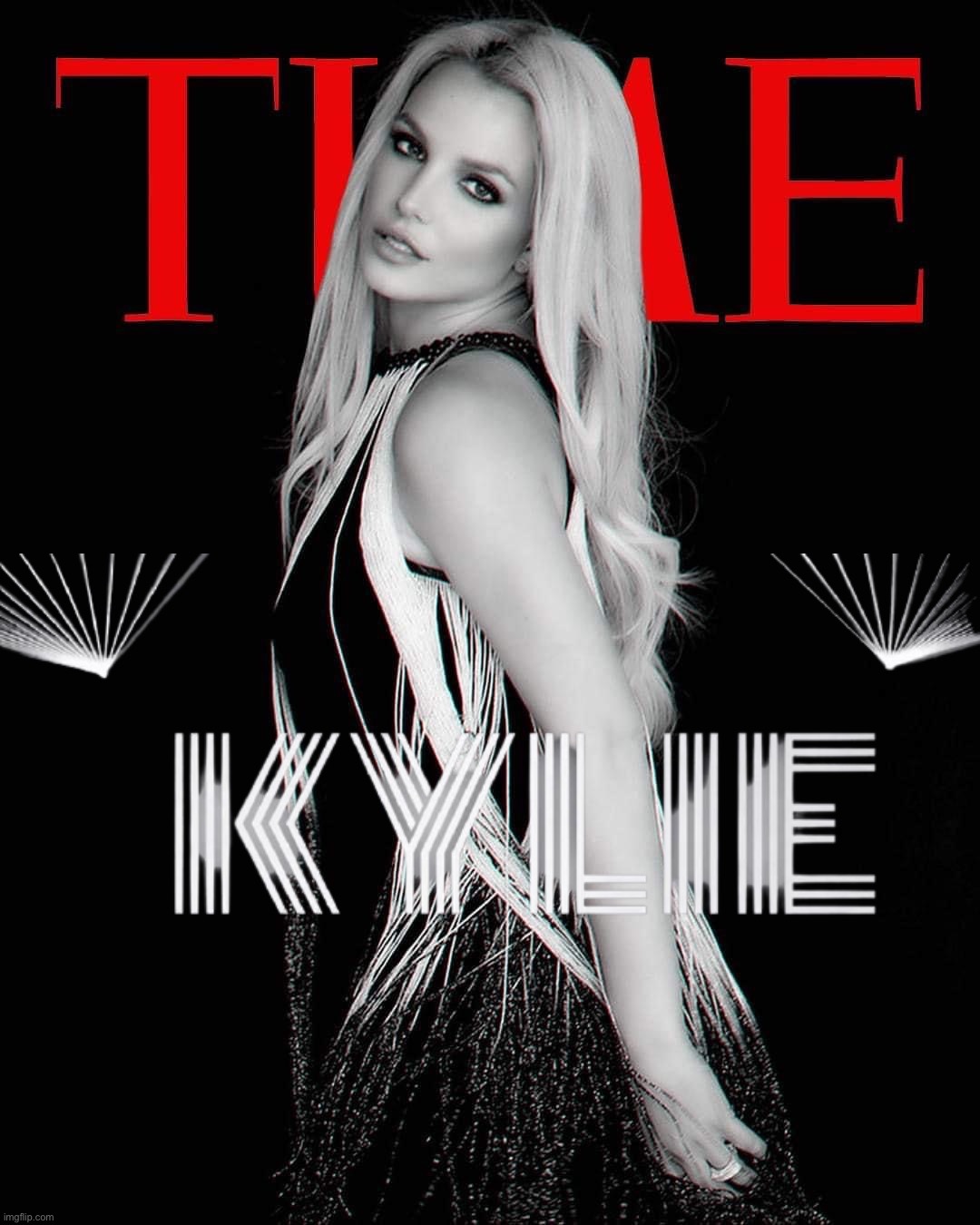 This is not a Kylie | image tagged in britney spears time magazine | made w/ Imgflip meme maker