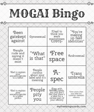 MOGAI Bingo Blank Meme Template