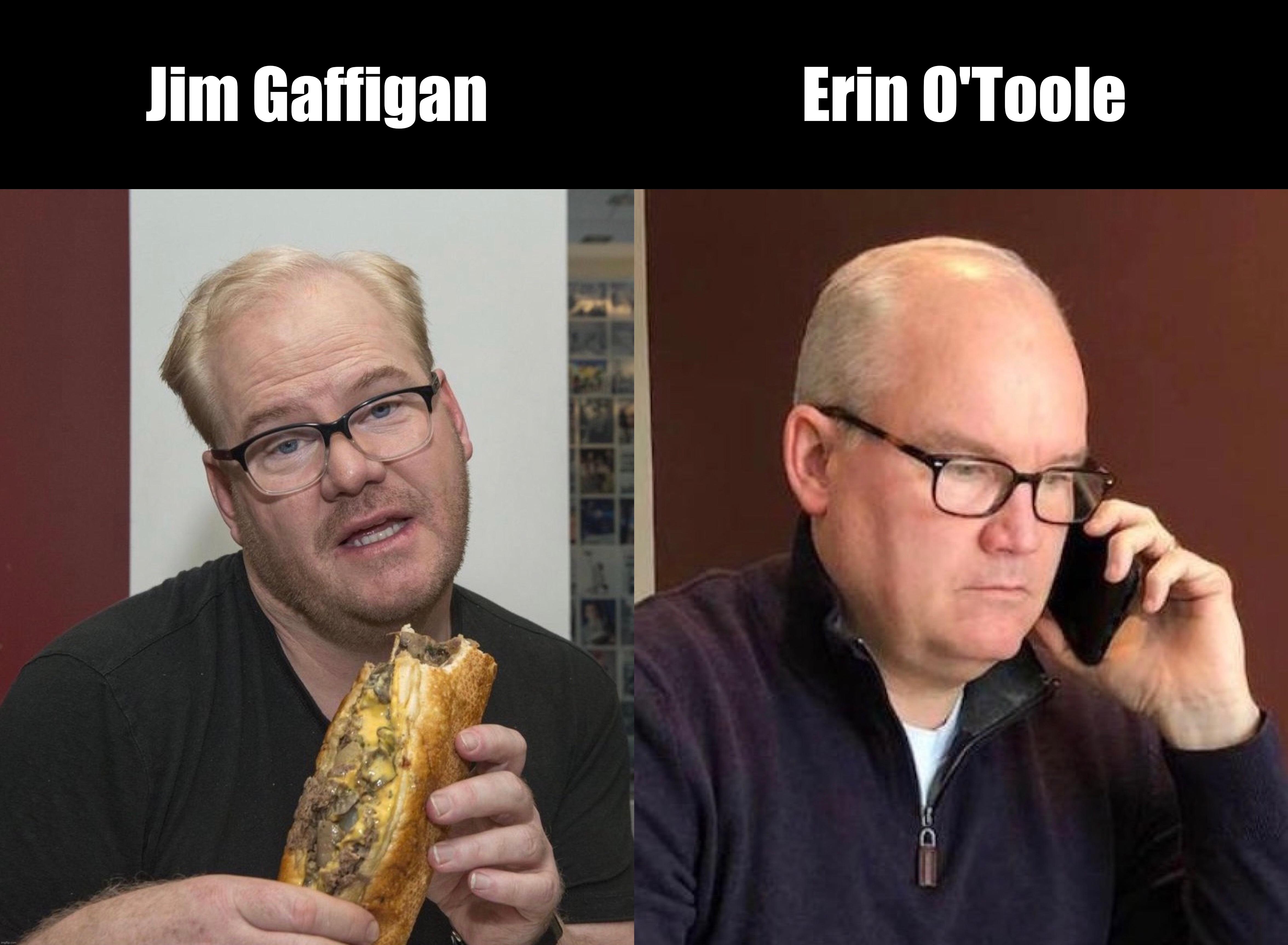 Jim Gaffigan; Erin O'Toole | image tagged in justin trudeau,meanwhile in canada,canada,election,new world order,globalist | made w/ Imgflip meme maker