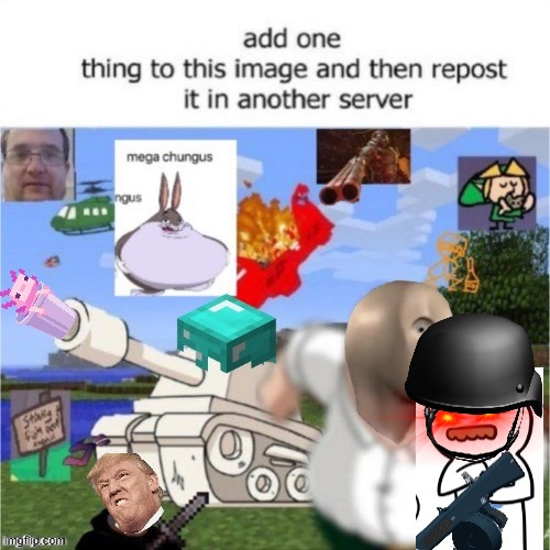 mine is bottom right | image tagged in roblox,chain,repost,oh wow are you actually reading these tags | made w/ Imgflip meme maker