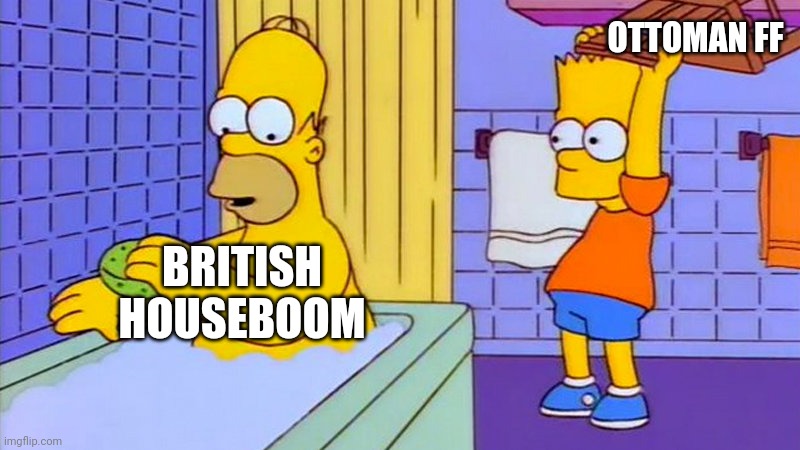 Chair Simpsons | OTTOMAN FF; BRITISH HOUSEBOOM | image tagged in chair simpsons,aoe3 | made w/ Imgflip meme maker