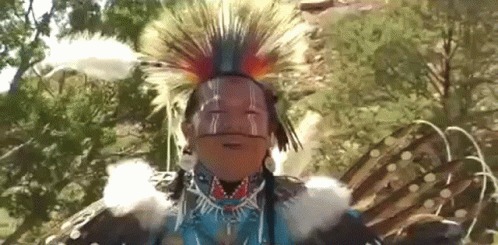 Laughing Native American Blank Meme Template