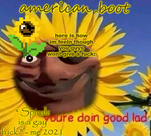 High Quality american's boot demoflower temp Blank Meme Template