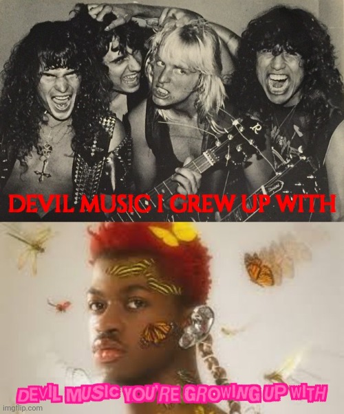 Devil music | image tagged in the devil | made w/ Imgflip meme maker