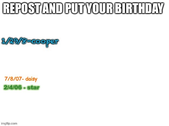 LMAO i put mine right by daisy bcus yes | 2/4/06 - star | made w/ Imgflip meme maker