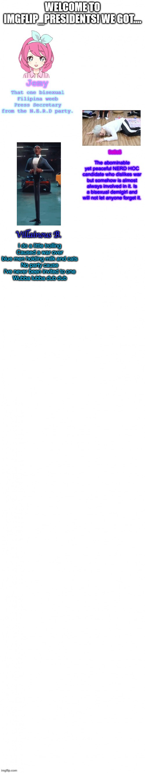 *you're | Villainous B. I do a little trolling
Caused a war over blue men holding milk and cats
No party cause i've never been invited to one
Wubba lubba dub dub | made w/ Imgflip meme maker