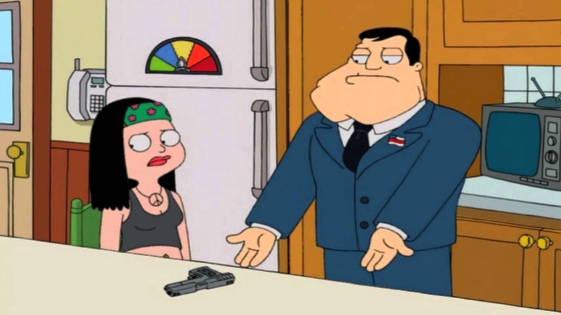 High Quality american dad gun Blank Meme Template