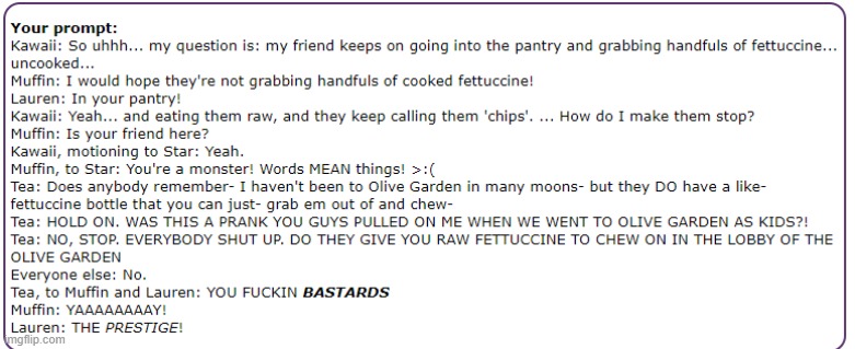 o l i v e g a r d e n b r e a d s t i c k s | made w/ Imgflip meme maker