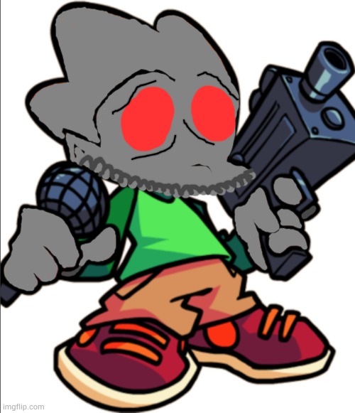 Skeleton Pico | image tagged in add a face to pico | made w/ Imgflip meme maker