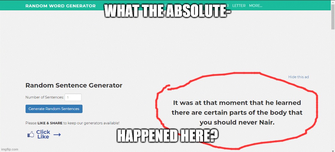 ... | WHAT THE ABSOLUTE-; HAPPENED HERE? | made w/ Imgflip meme maker