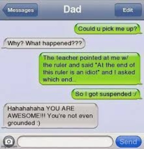 Bahahahaha | image tagged in text messages | made w/ Imgflip meme maker