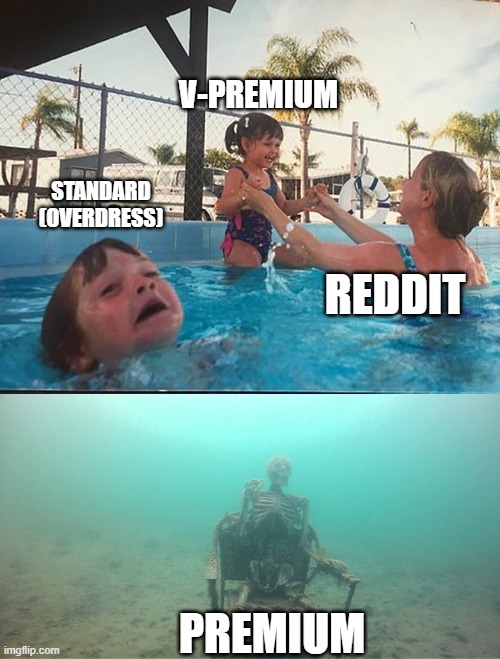 drowning kid + skeleton | V-PREMIUM; STANDARD (OVERDRESS); REDDIT; PREMIUM | image tagged in drowning kid skeleton | made w/ Imgflip meme maker