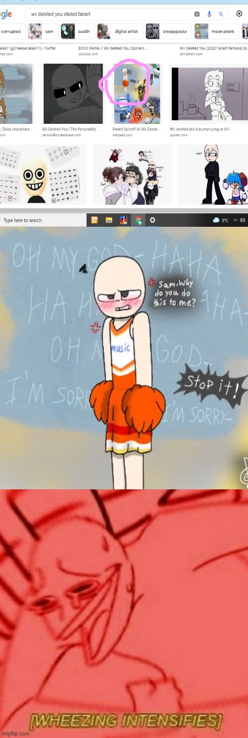 hmm yes, cheerleader Eteled *simps really hard* | made w/ Imgflip meme maker