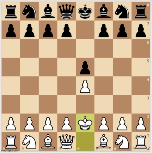 Beautiful opening | image tagged in chess | made w/ Imgflip meme maker