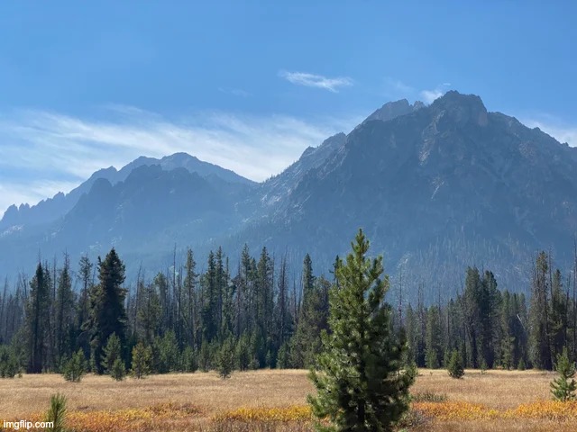 Sawtooth National Forest, Idaho | image tagged in amazing,unfunny | made w/ Imgflip meme maker